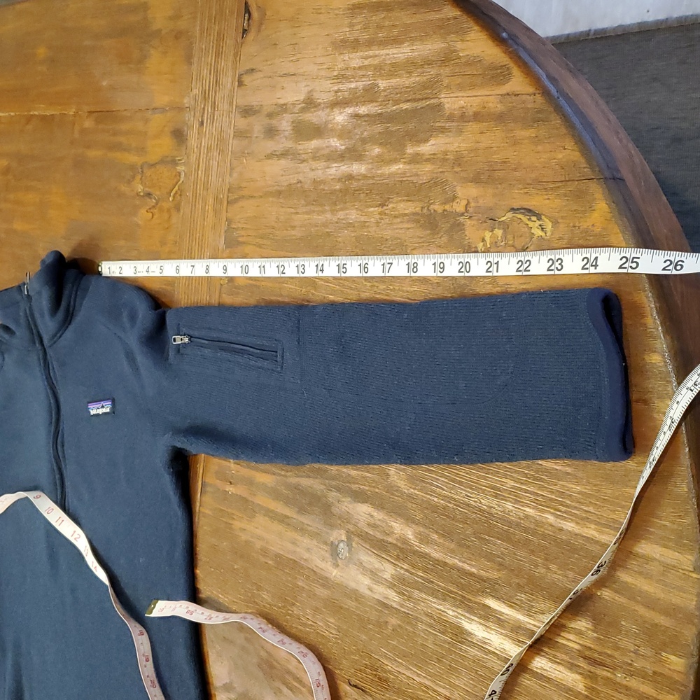 Patagonia Better Sweater Navy Blue Jacket Women Small Quarter Zip Pullover - Picture 13 of 13